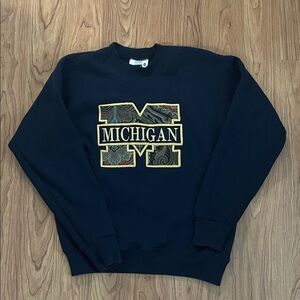 Lee Vintage Michigan Navy Sweatshirt